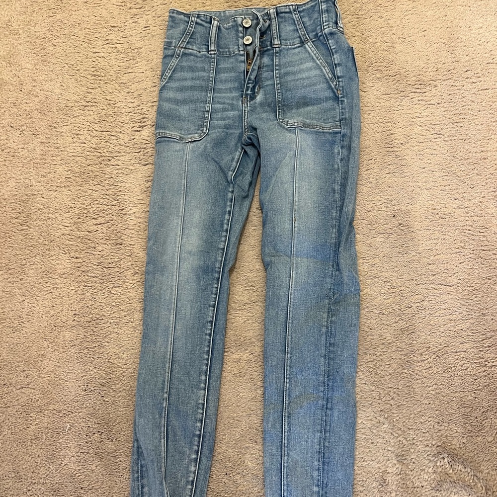 BLUE SKINNY JEANS